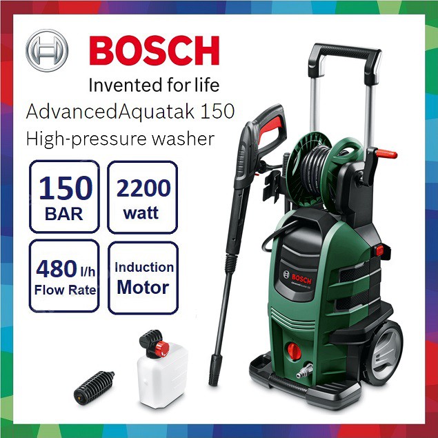 BOSCH 2100w High Pressure Washer Aquatak140 150 / Water Jet / Waterjet ...