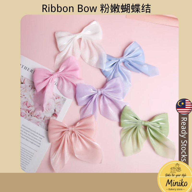 Angel Ribbon bow little princess Pink Ribbon Romantic cake decoration粉嫩色系天使蝴蝶结