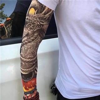 Special offer】Tattoo Sleeve 2PCS Outdoor Cycling Sleeves 3D Tattoo Printed  Arm Warmer UV Protection Sleeves | Shopee Malaysia