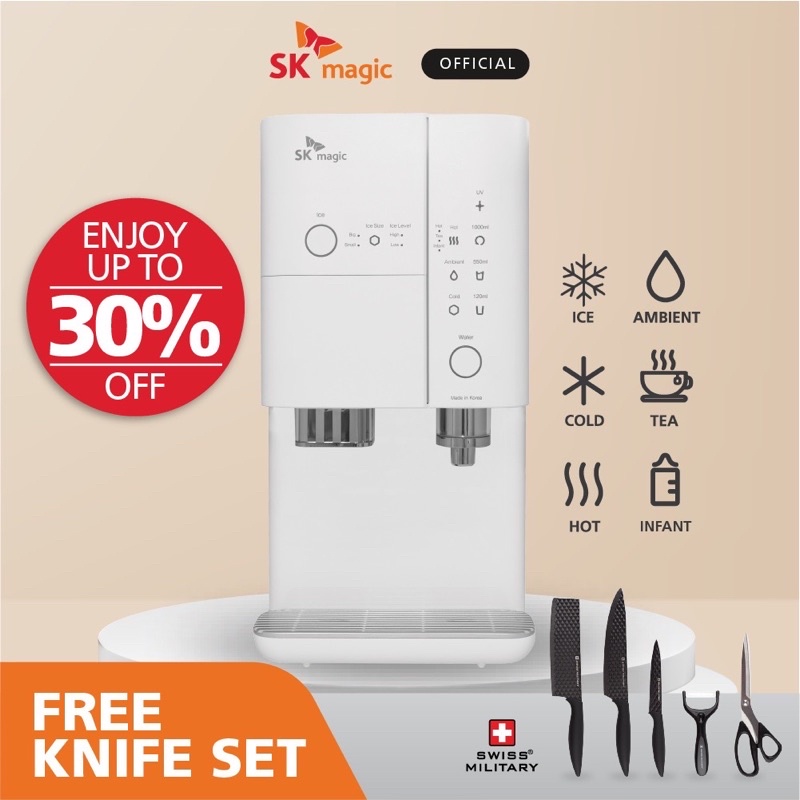 SKMAGIC JIKSOO RICH TANKLESS WATER DISPENSER FREE INSTALLATION
