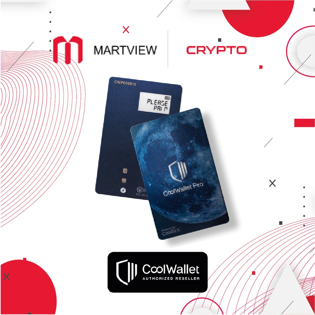 CoolWallet Pro Crypto Hardware Wallet Cryptocurrencies - Authorized Reseller