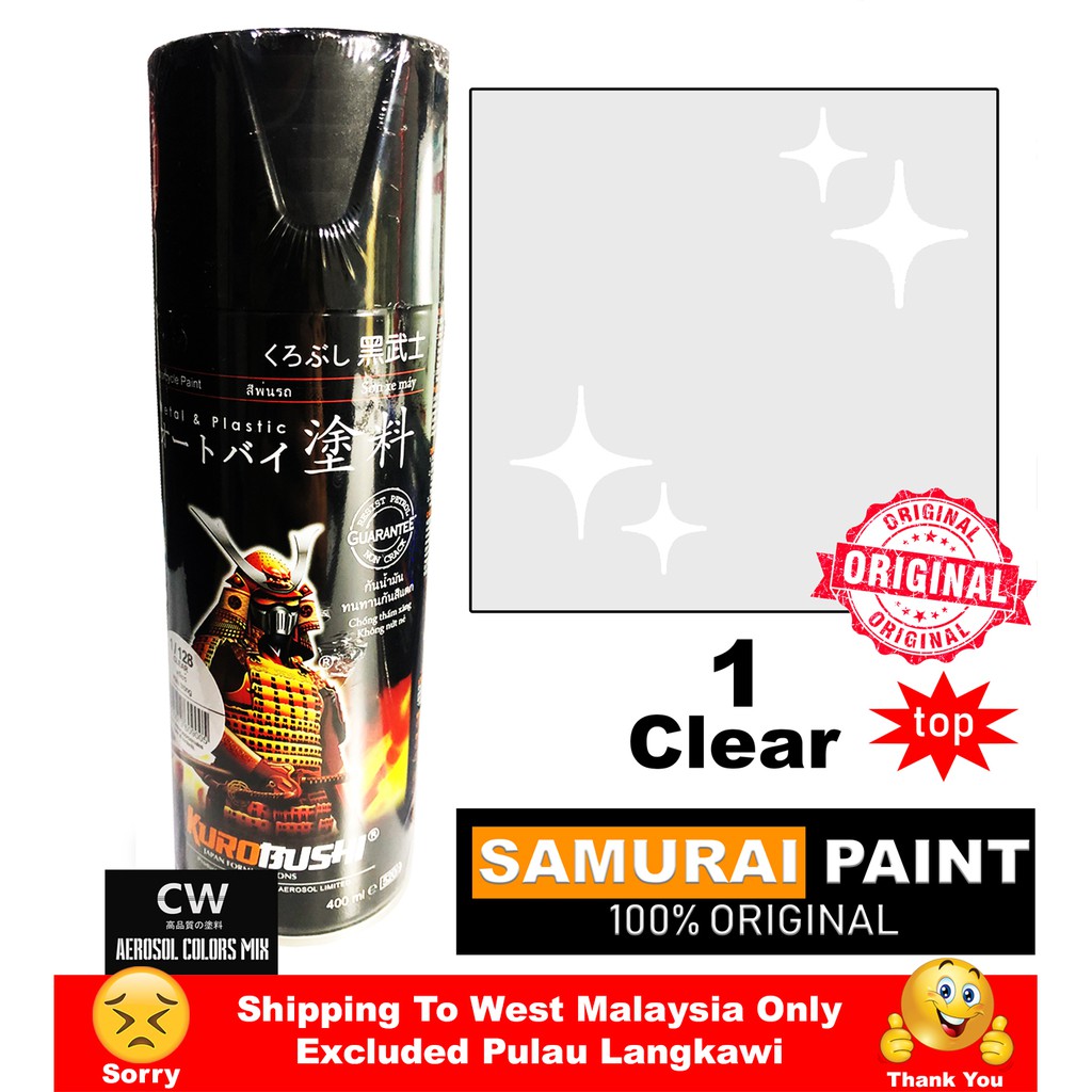 samurai-paint-1-clear-standard-colors-shopee-malaysia