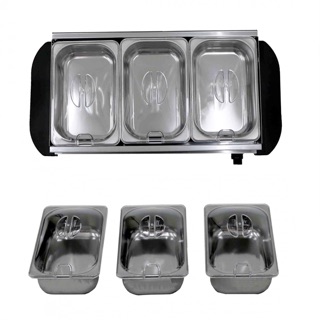 3 Trays Buffet Server Food Warmer Pemanas Buffet | Shopee Malaysia