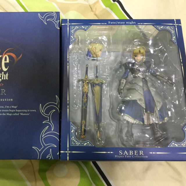 Fate Stay Night Hyper Fate Collection Saber Action Figure Bib Shopee Malaysia