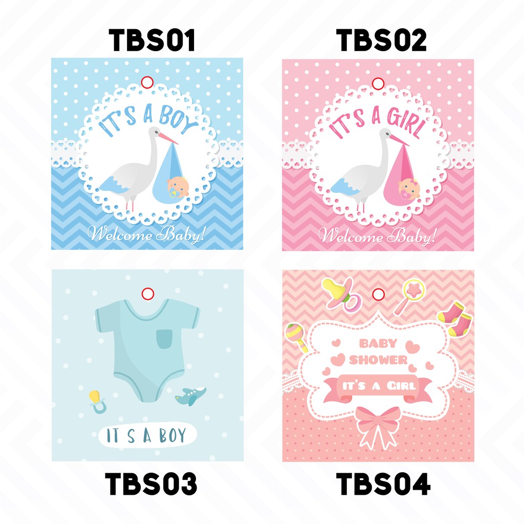 Tag Baby Shower - It's a boy - It's a girl - Mini Card Baby Shower - Baby  Card - Aqiqah | Shopee Malaysia