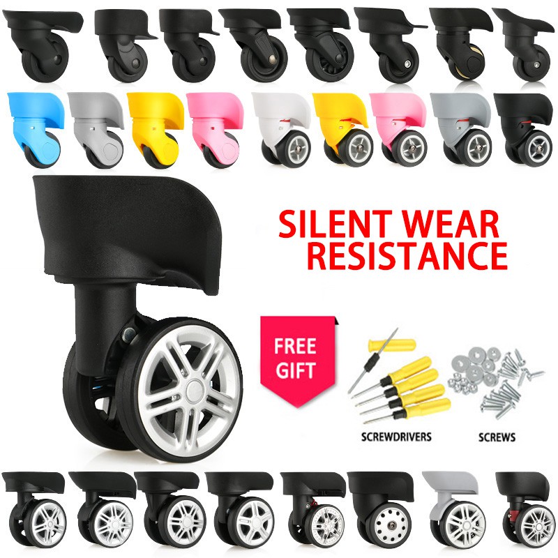 [Suitcase wheel] Replacement Accessory Rotative Portable Luggage Wheels ...