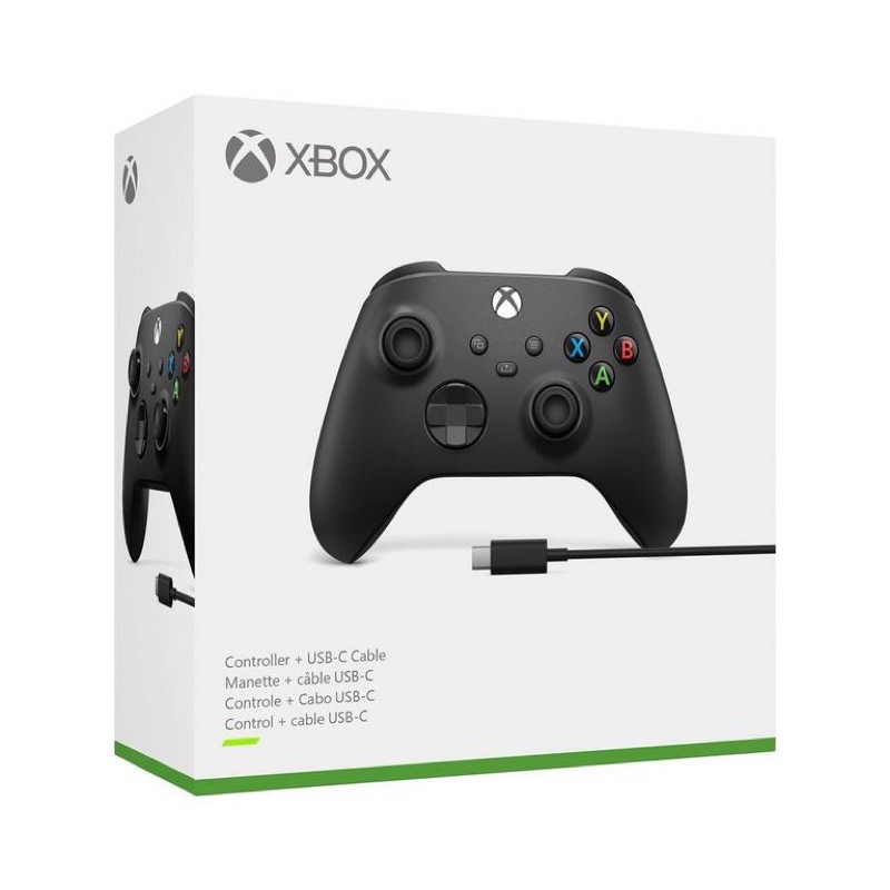 Original Microsoft Xbox One S Wireless Bluetooth Controller 3 5mm Pc Windows Cable Elite Shopee Malaysia