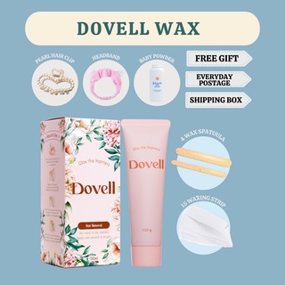 DOVELL WAX HAIR REMOVAL 150ML [FREE GIFT]