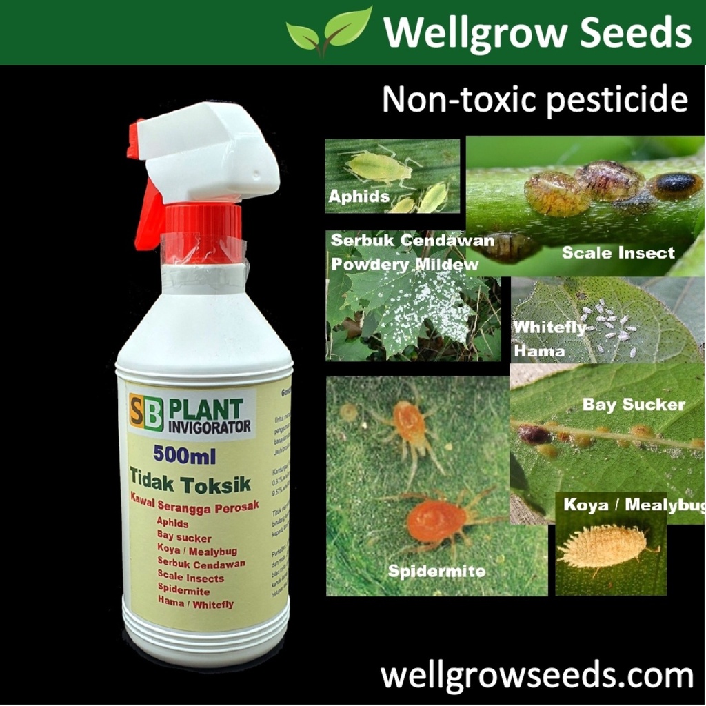 Organic Pesticide : SB Plant Invigorator 有机无毒农药 Racun Perosak Organik Tidak Toksik