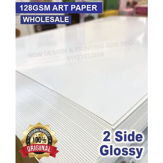 [Ready Stock] Premium 128gsm / 157gsm 2side Art Paper Glossy A3+ (315mm