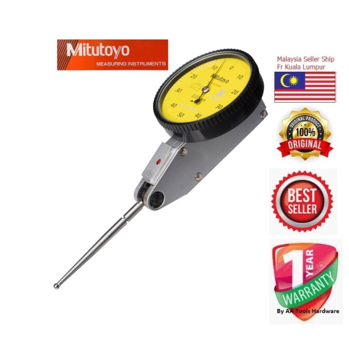 1mm Mitutoyo 51341510E Dial Test Indicator, Horizontal Type 0,01mm (NEW & ORI MITUTOYO