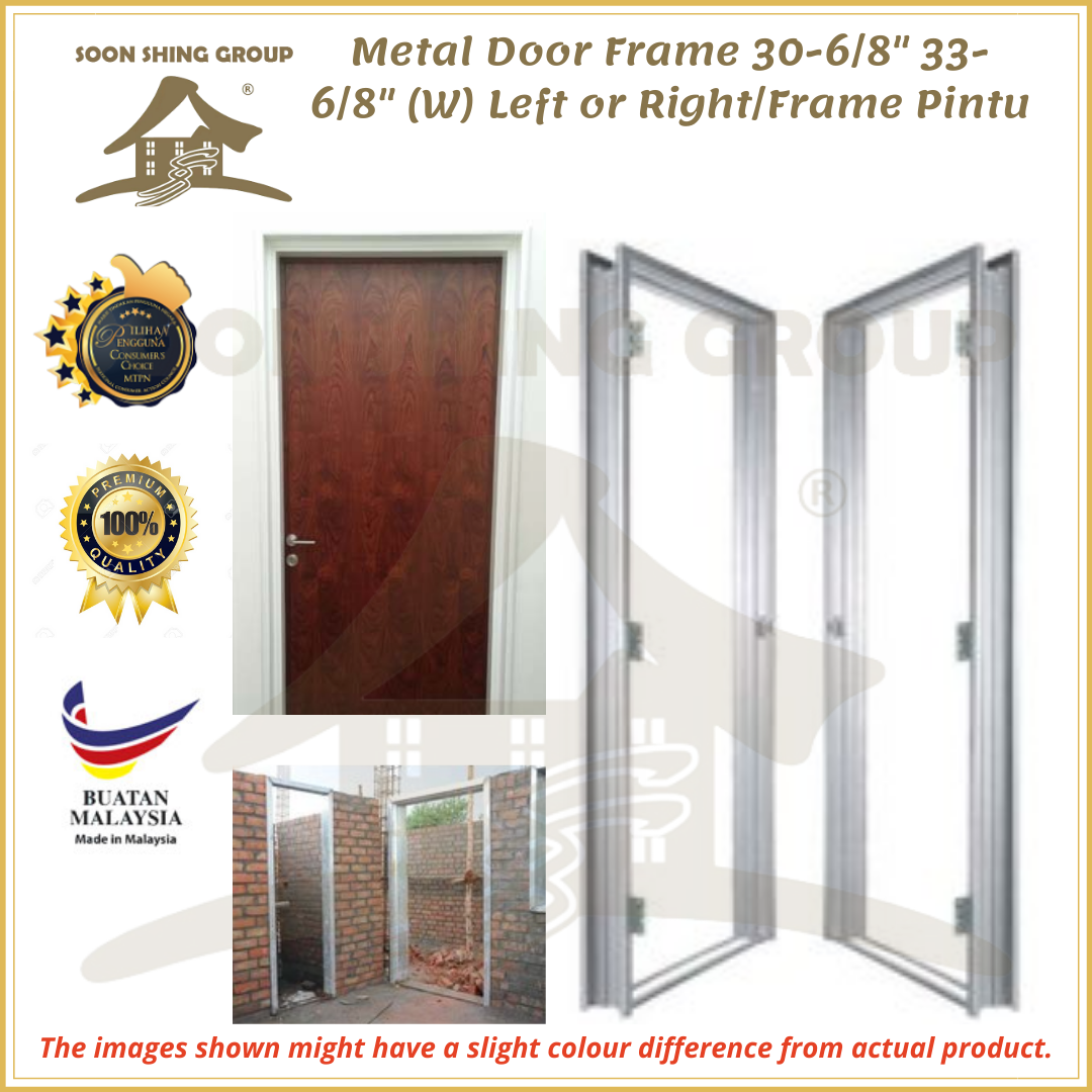 Metal Door Frame 30 6 8 33 6 8 W Left Or Right Frame Pintu In Jb Area Shopee Malaysia