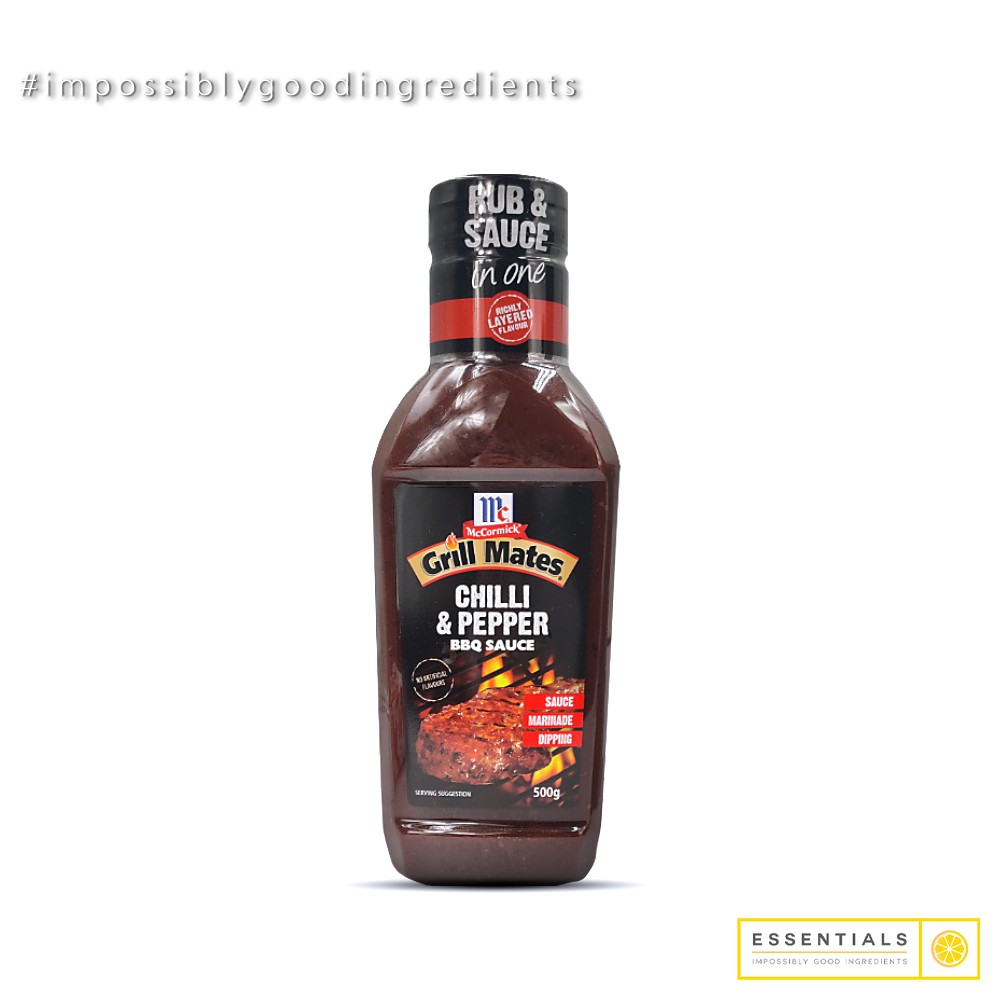 McCormick Grill Mates Chilli & Pepper BBQ Sauce (500g) Shopee Malaysia