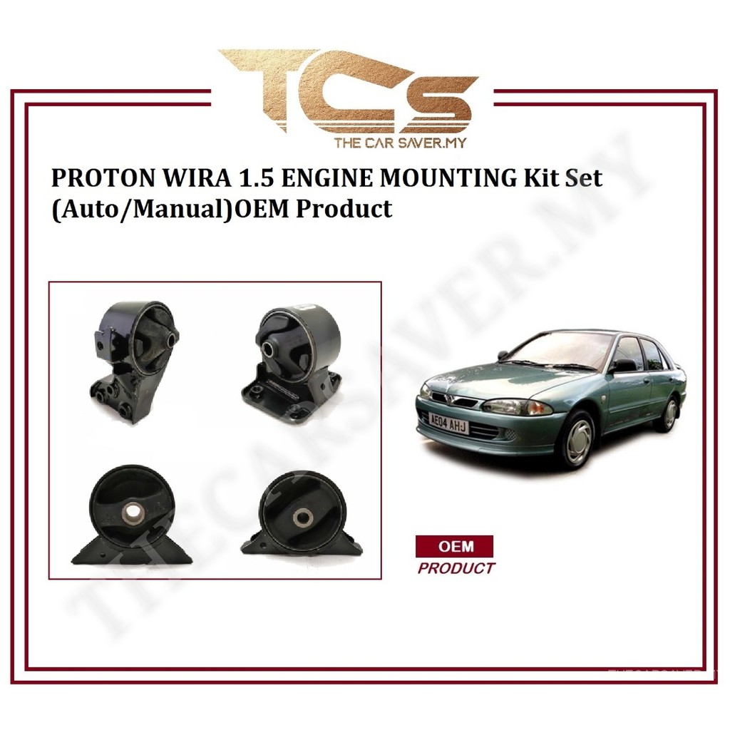Proton Wira 1.5 Engine Mounting Kit Set (Auto/Manual)OEM Product