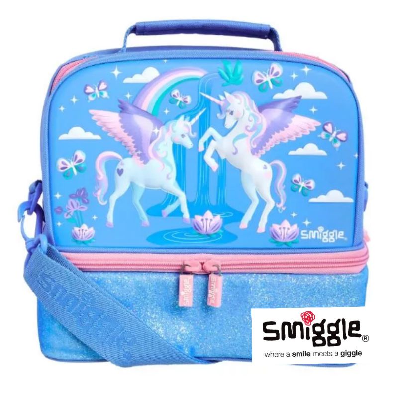Smiggle Unicorn Far Away Hardtop Lunchbox With Strap | Shopee Malaysia