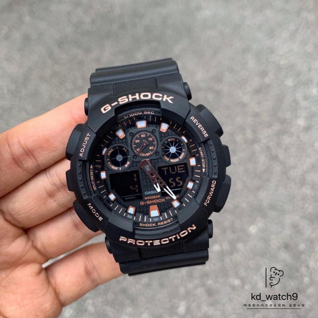 g shock ga 100 gold