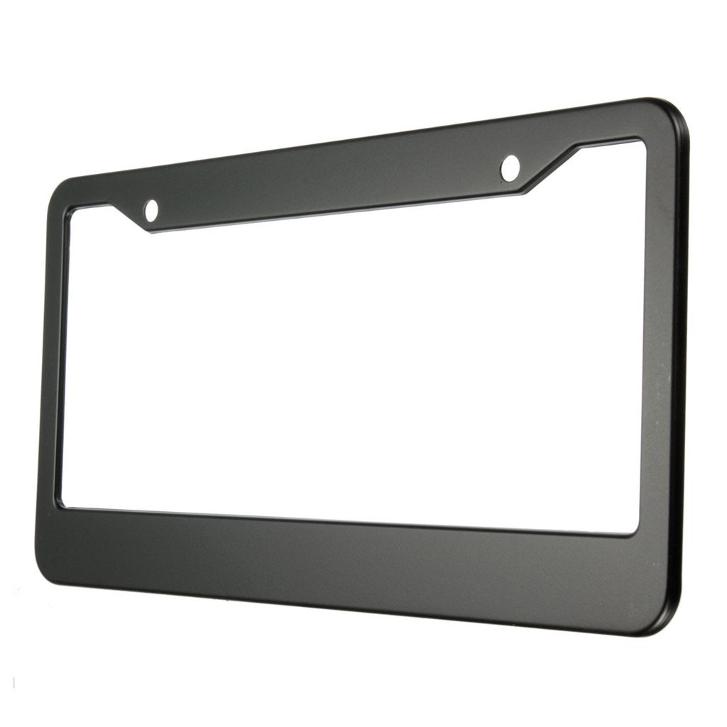 BLACK Powder Coated Metal License Plate Frame w/Screw caps* 2x RALLIART BLACK Powder Coated Metal License Plate Frame w/Screw caps* 2x RALLIART