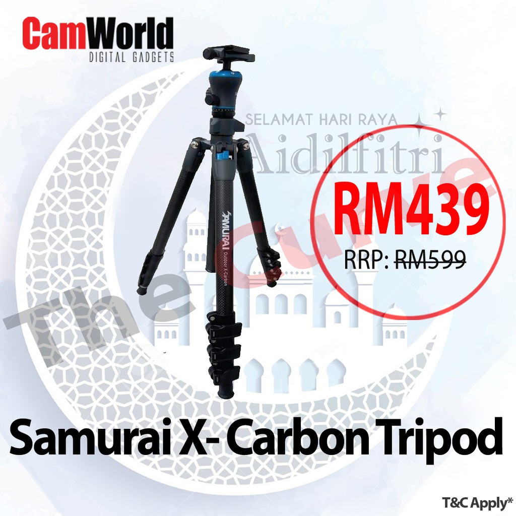 SAMURAI X-CARBON TRIPOD Raya Special Promotion | Shopee Malaysia