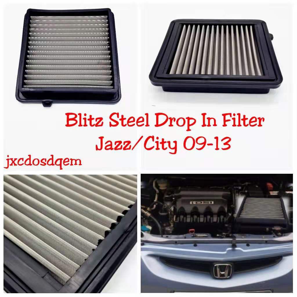 Honda Jazz City Tmo Blitz Steel Drop In Racing Engine Air Filter