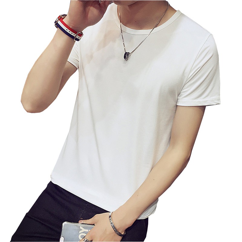 men plain t shirt style