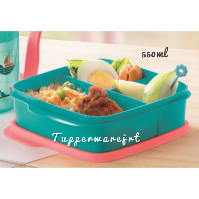 Tupperware Kids Divided Lunch Box 550ml x 1 pc