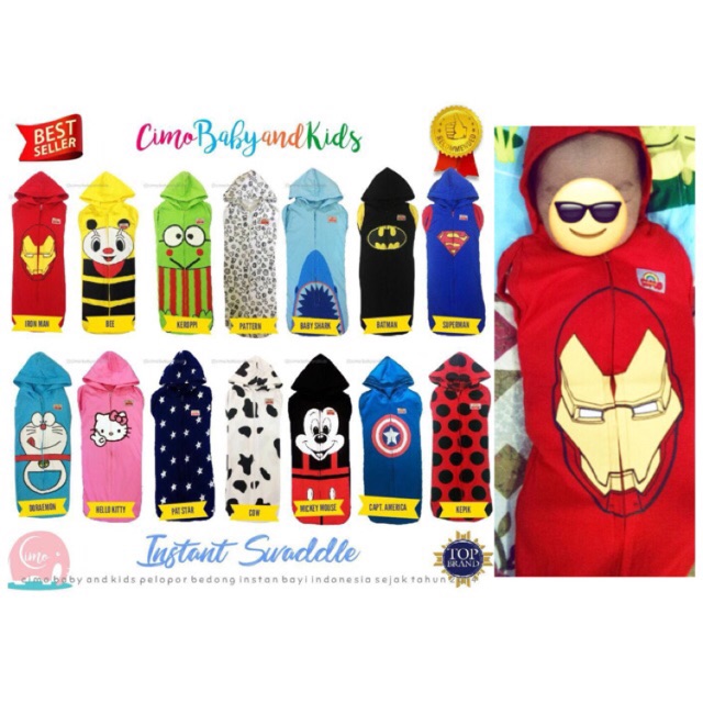 superhero swaddle