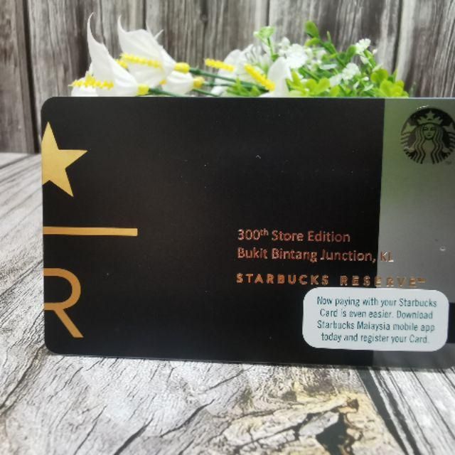 Starbucks Bukit Bintang 300th Store Reserve card | Shopee ...