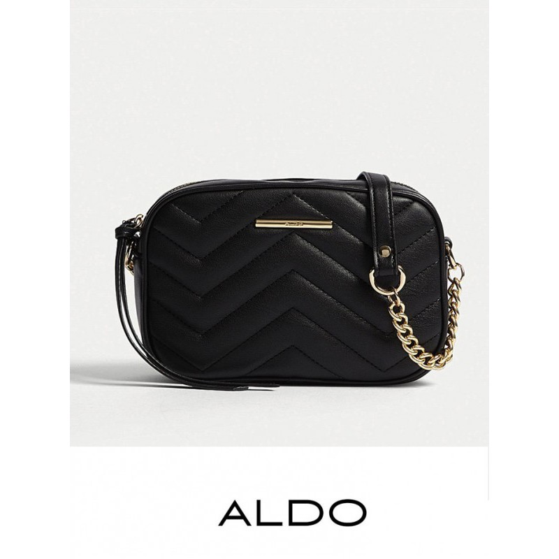 aldo black clutch