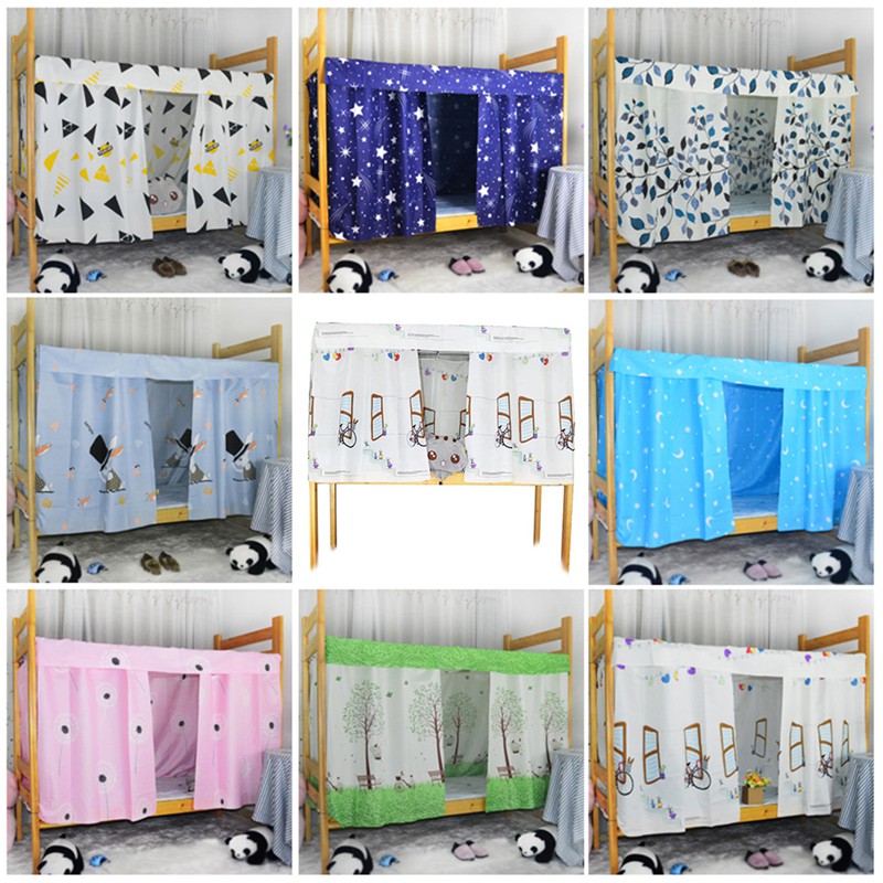 Bunk Bed Single Bed Tent Curtain Cloth Dustproof Ventilation