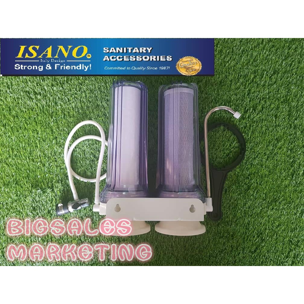 BIGSALES Double Stage Domestic Water Filter Housing Water Filter Water Purifier