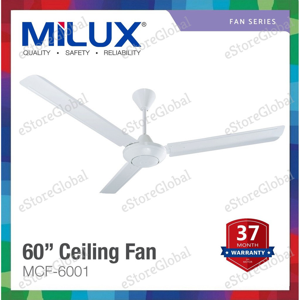 KHIND CF611 MILUX MCF6001 Ceiling Fan / Kipas Siling / kipas ceiling