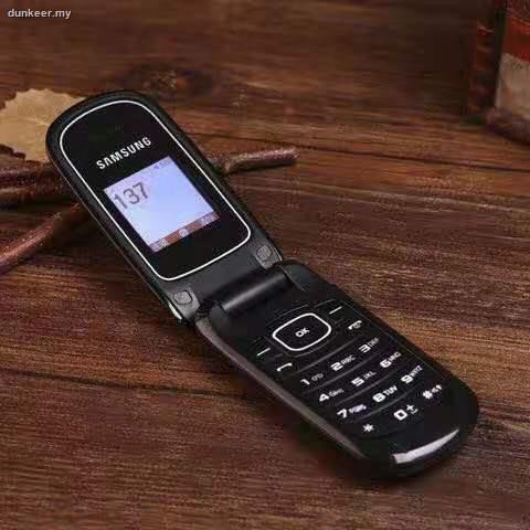 An Old Mobile Phone Samsung Flip Phones Older Machine Standby Button Man Student Shopee Malaysia