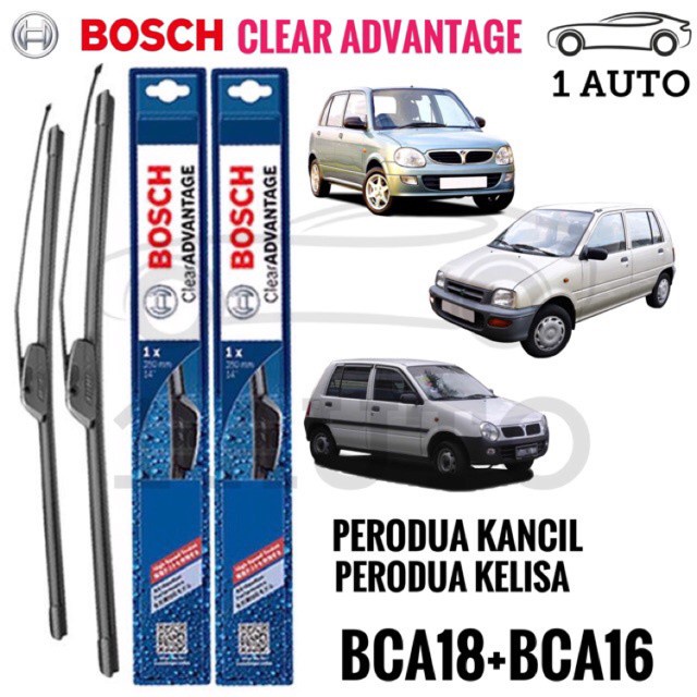 Bosch Clear Advantage Wiper For Perodua Kancil Kelisa Size 18 Shopee Malaysia