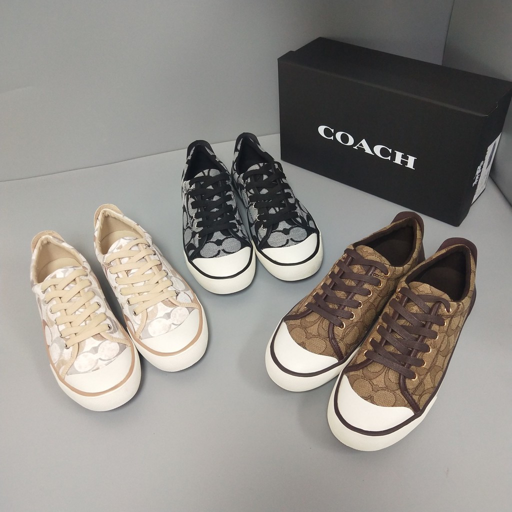 coach canvas shoes