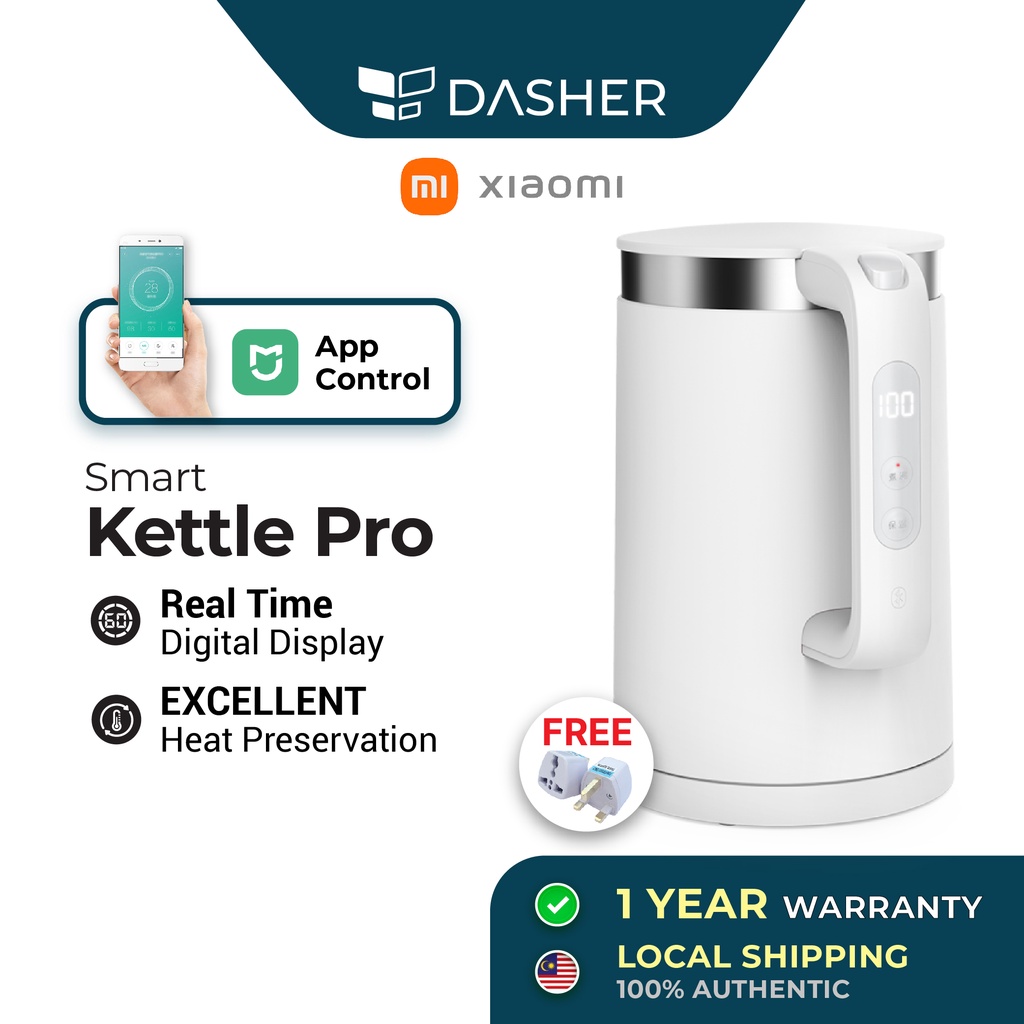 Xiaomi Mijia Smart Electric Kettle Pro Digital Display App Control Safe