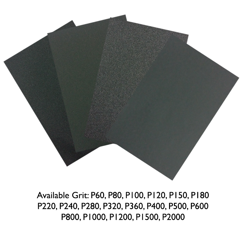 Sand Paper Grade 60 3000 Silicon Carbide Waterproof Full 