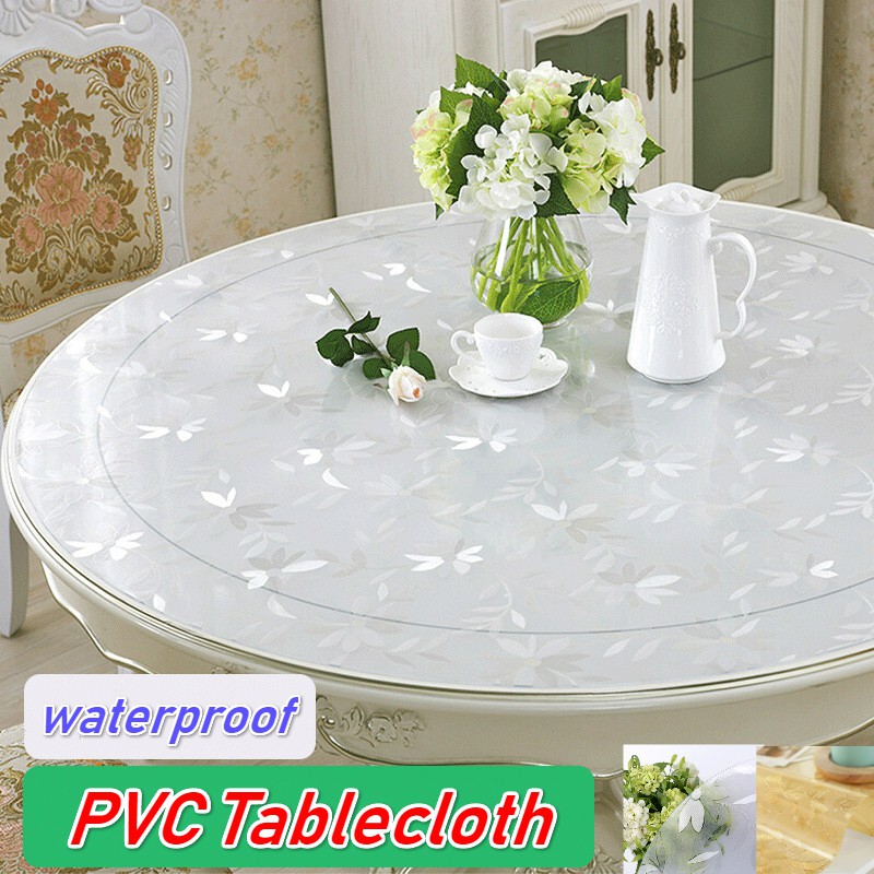 Round Table Mat Transpa Soft Glass, 48 Round Table Protector
