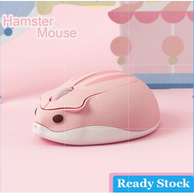 Wireless Mouse USB Connection Mice  Cute Cartoon Hamster Shape Gaming  Mouse 1200DPI Mause For PC Laptop Kids Gift | Shopee Malaysia