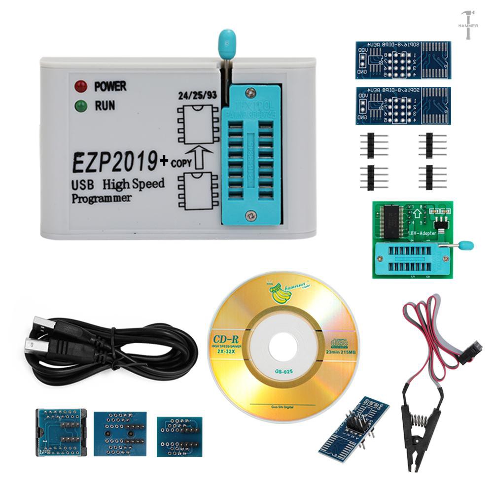 Usb программатор высокоскоростной ezp2019 с 9 адаптерами что это