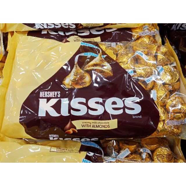 Hershey S Kisses Creamy Milk Chocolate With Almond 315g 205g Shopee Malaysia