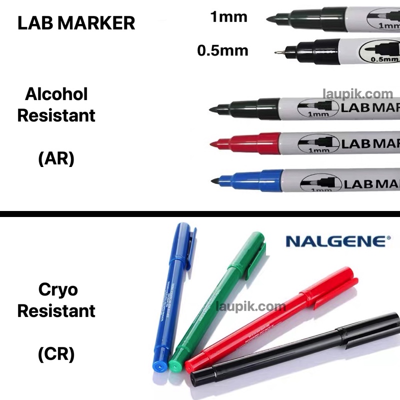 Lab Marker Alcohol Resistant / Cryo Resistant For Laboratory Shopee