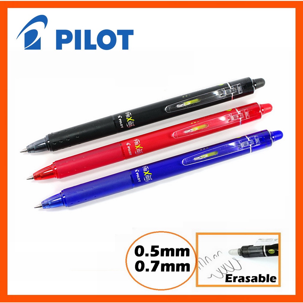 Pilot Frixion Ball Clicker Ball Pen Erasable Roller Gel Pen Erasable
