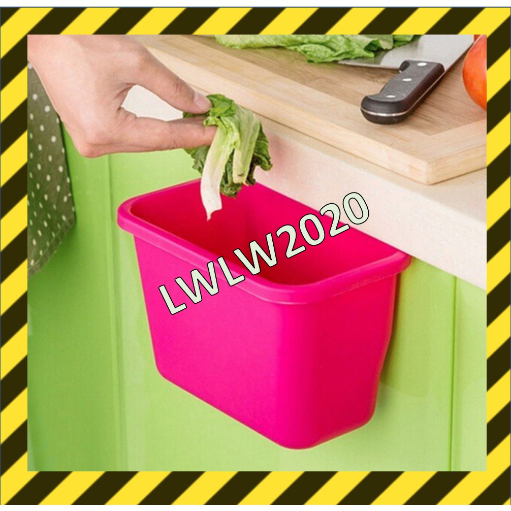 Kitchen Doors Hang Trash Storage Garbage Baskets Desktop Box