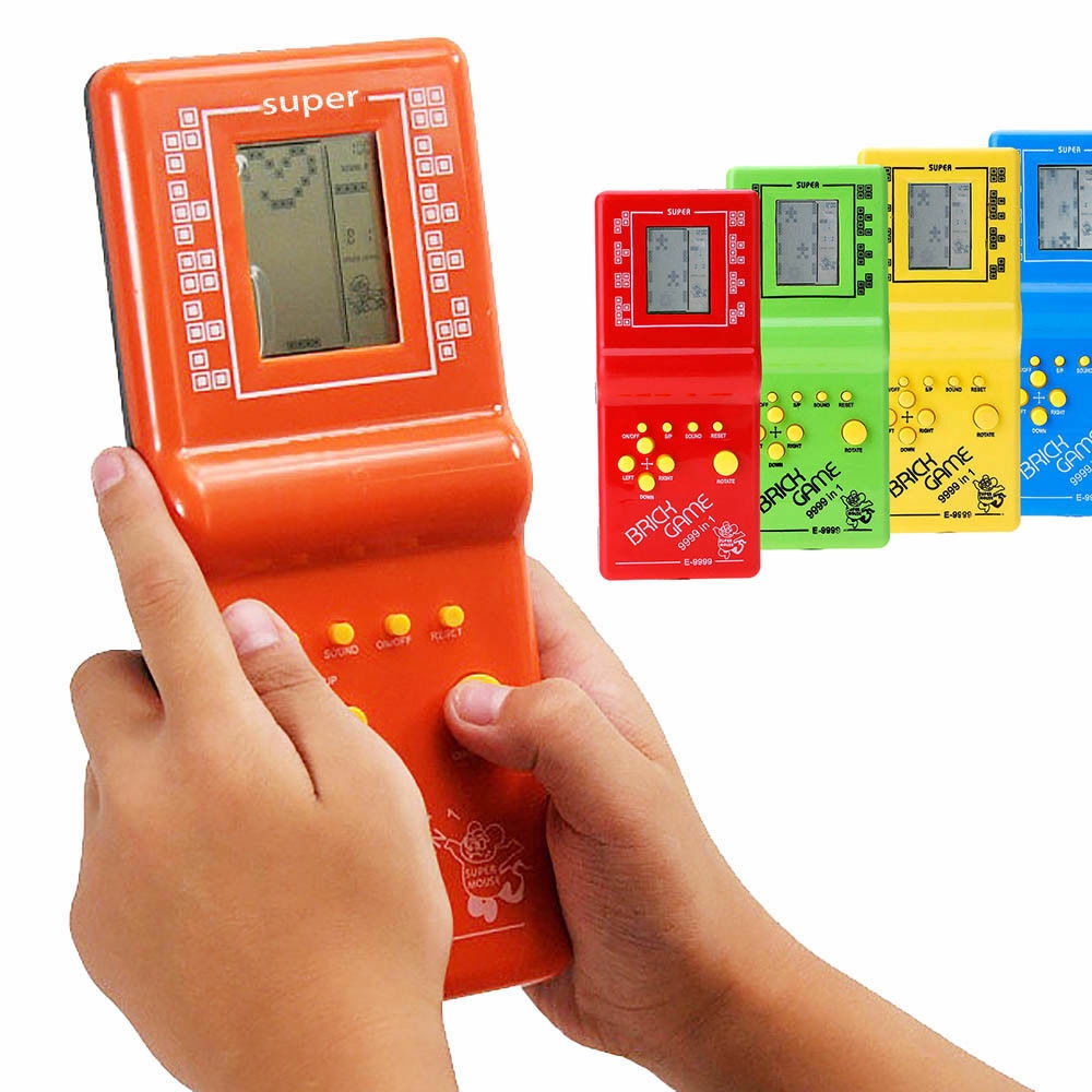 Retro Lcd Brick Game Vintage Tetris Snake Handheld Arcade Classic Game Machine Games Electronic Games