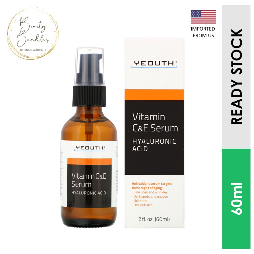 Yeouth Vitamin C & E Serum Hyaluronic Acid (60 ml) Shopee Malaysia