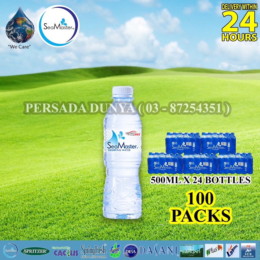 SEAMASTER Drinking Water (500ml x 24 Bottles x 100 Packs) | Shopee Malaysia