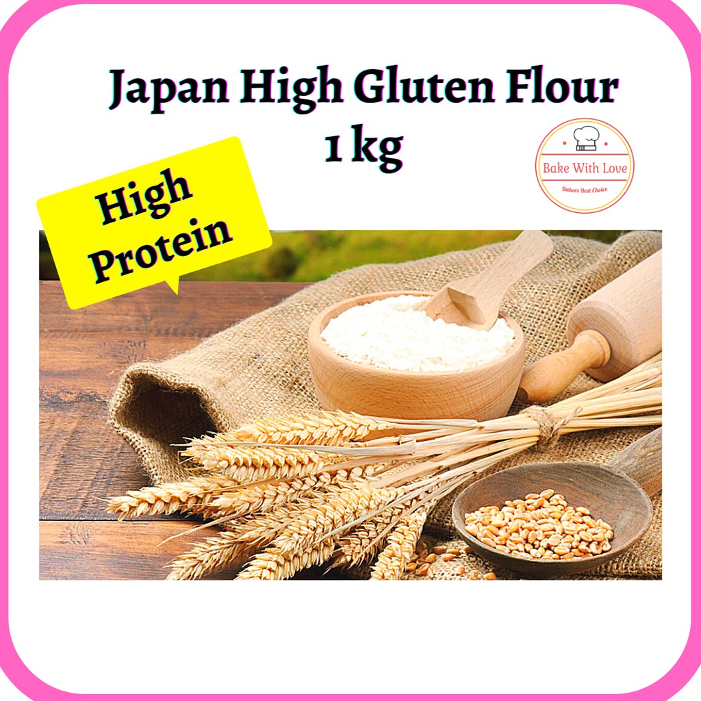 1 kg Japan High Gluten Flour/ Japan High Protein Flour/ Bread Flour Shopee Malaysia