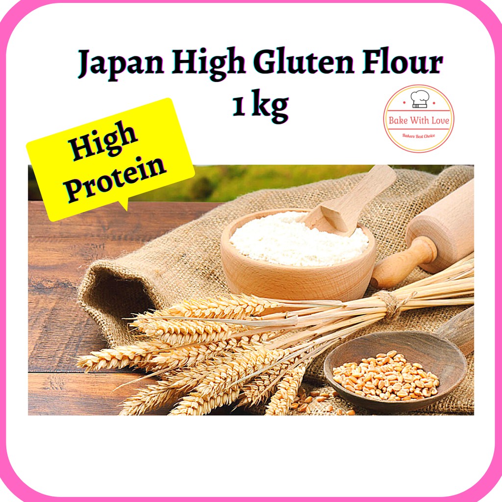 1 Kg Japan High Gluten Flour Japan High Protein Flour Bread Flour Shopee Malaysia