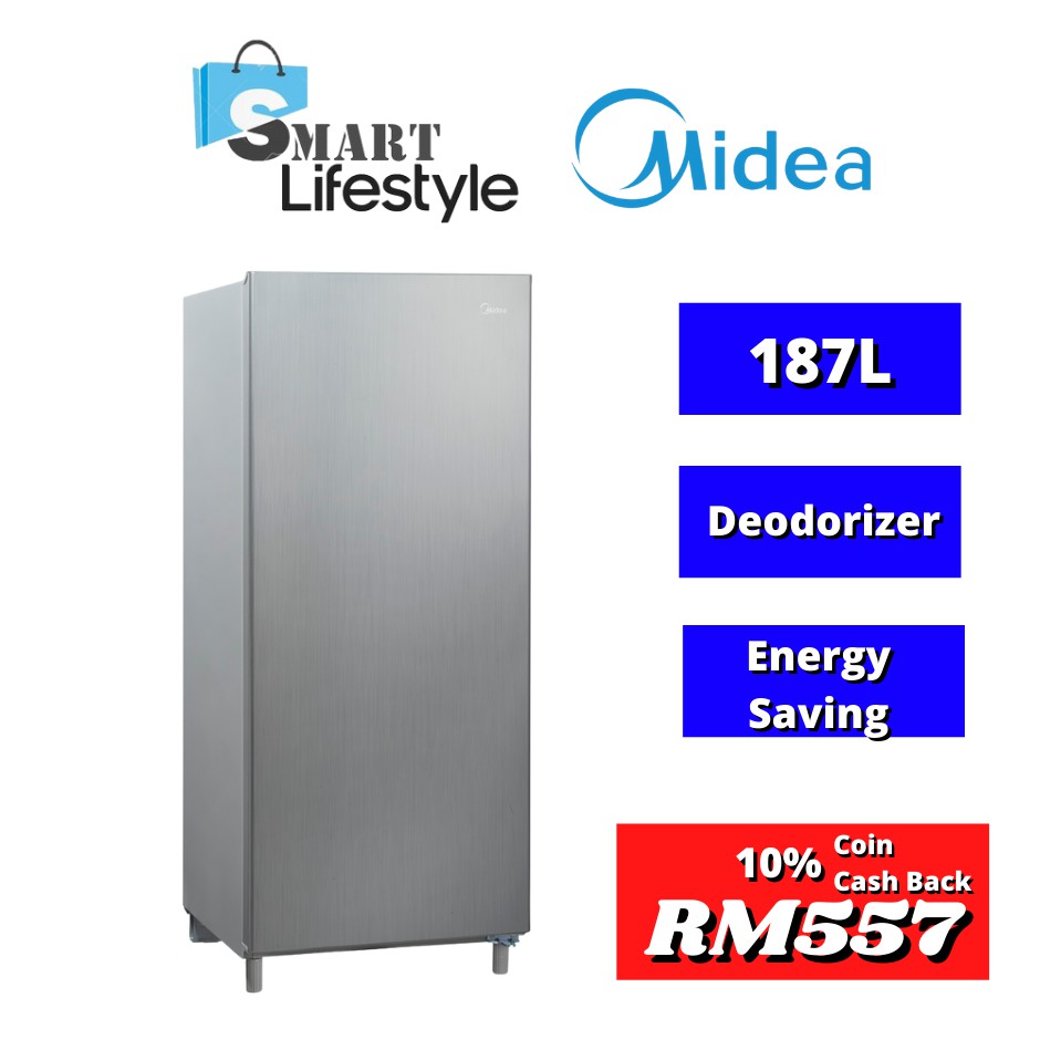 Midea 1 Door Refrigerator Fridge 187l Ms 235 Shopee Malaysia