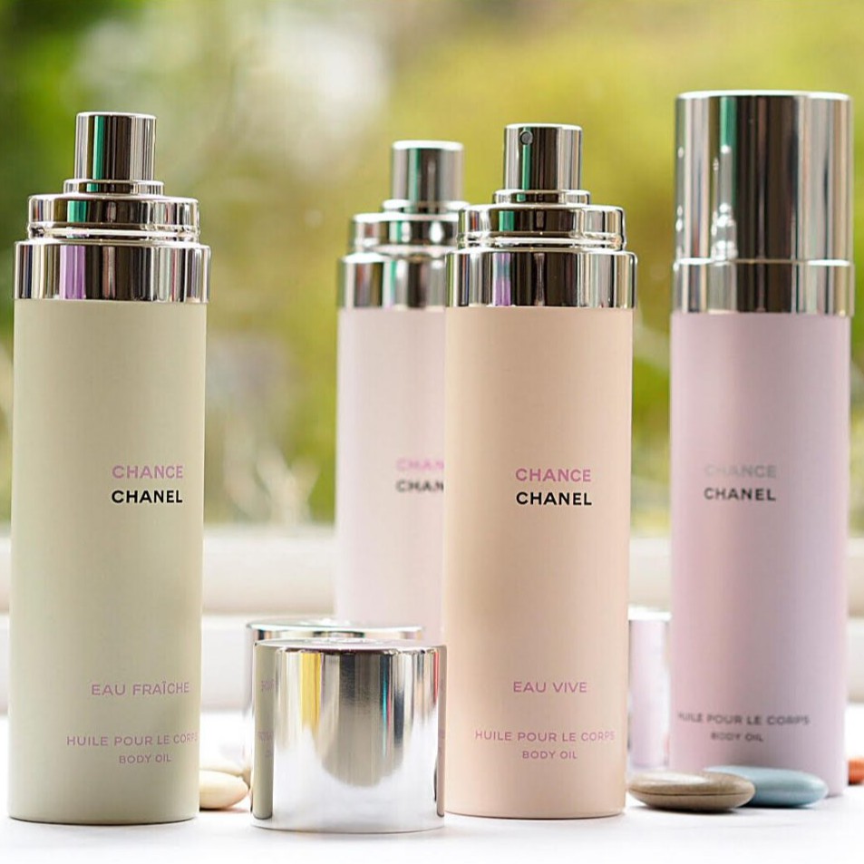 chanel chance body oil